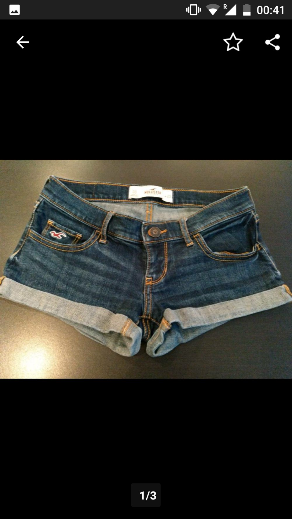 Süße Hollister Hotpants, Größe XXS