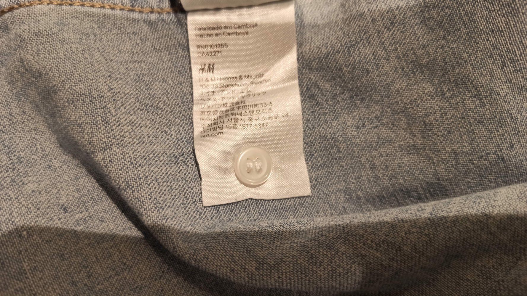 Schönes Jeanshemd, von H&M, Größe 38-40
