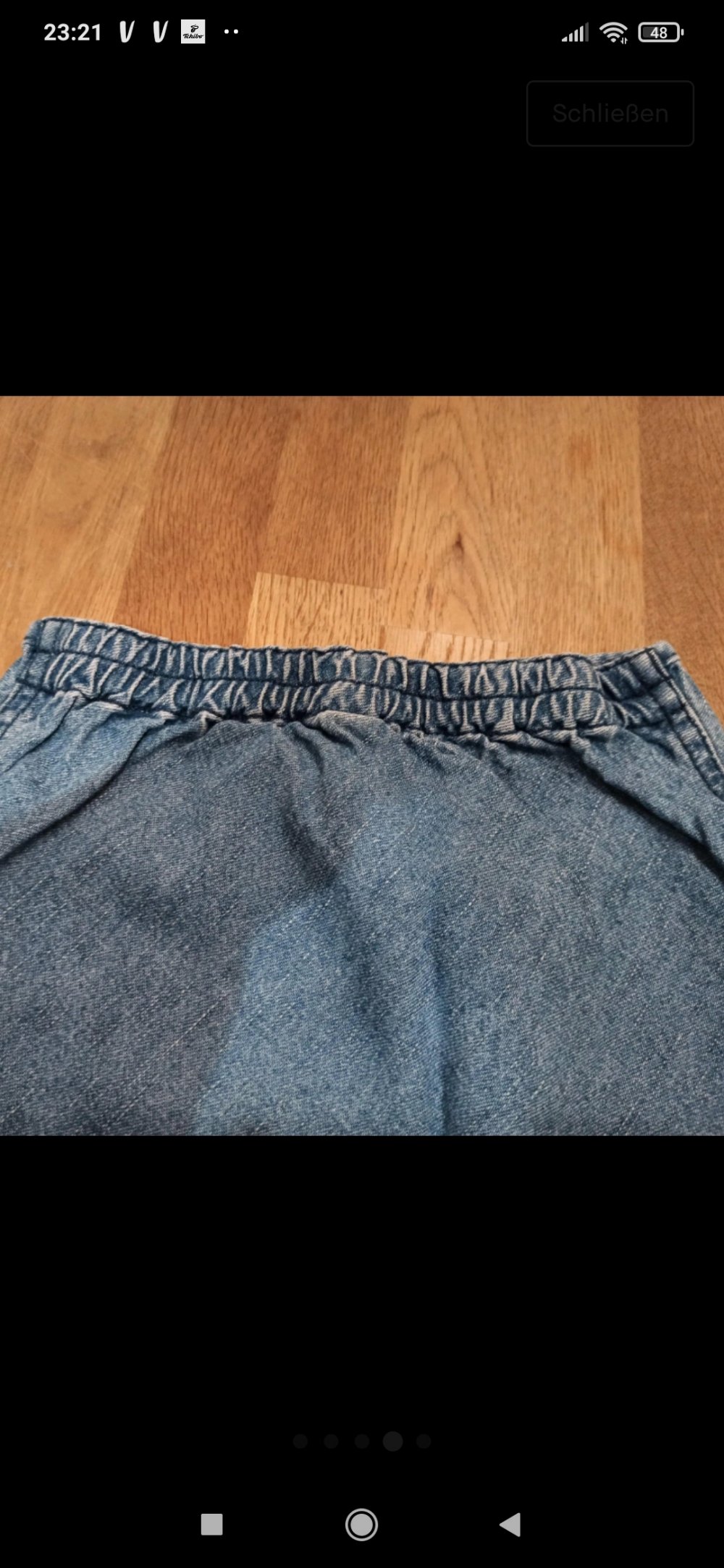 Süßer Jeansrock, Größe 104/110