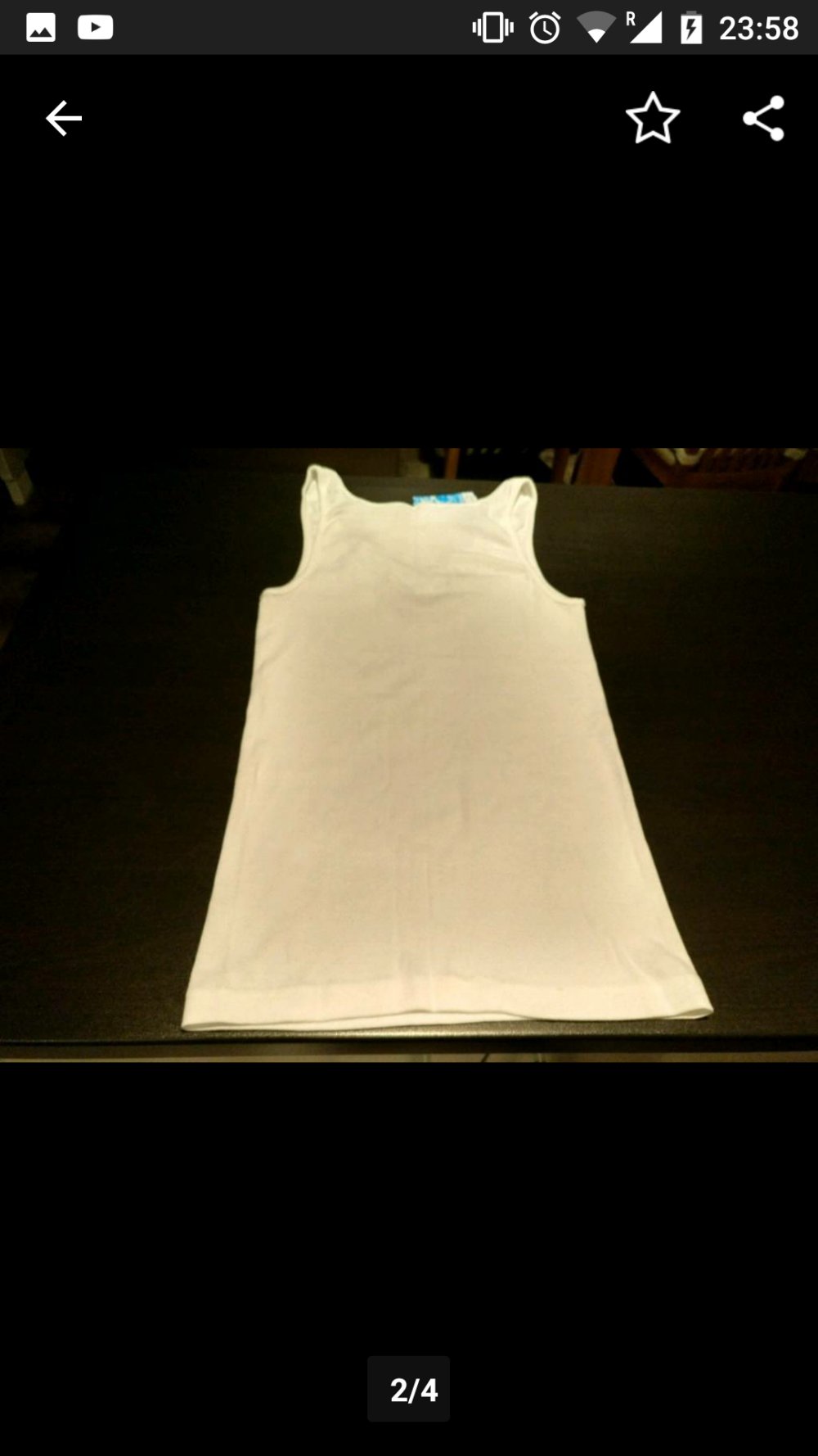 Neues, schönes Unterhemd, Größe 40