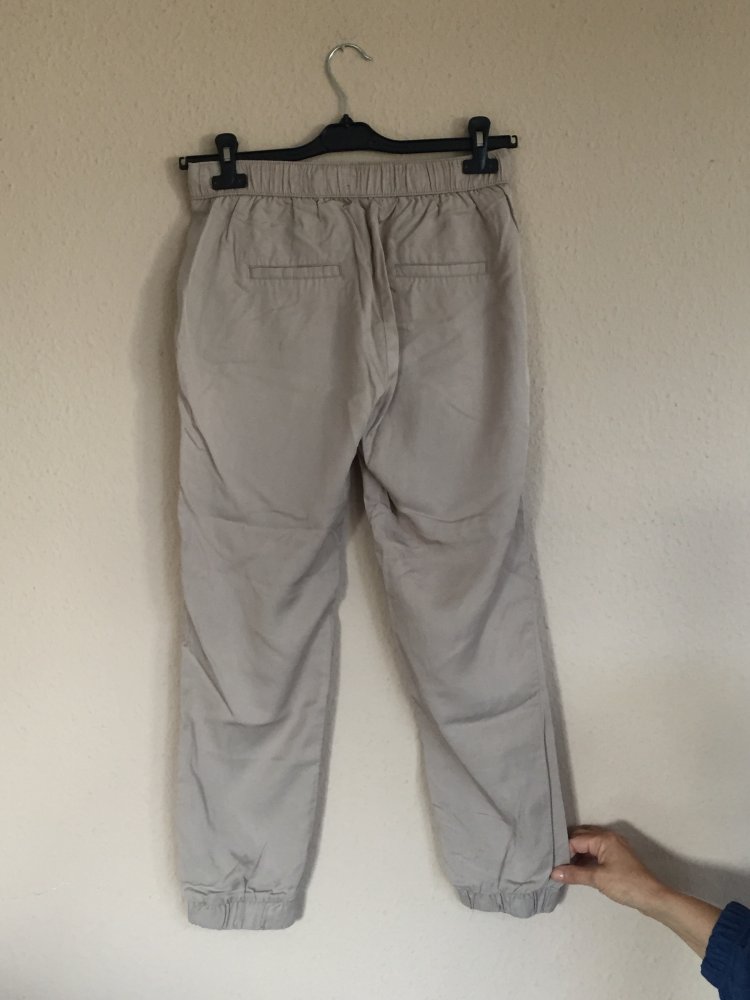 Mohito Basic Pluderhose Gr.36 im Sweat Pants Look Farbe Greige
