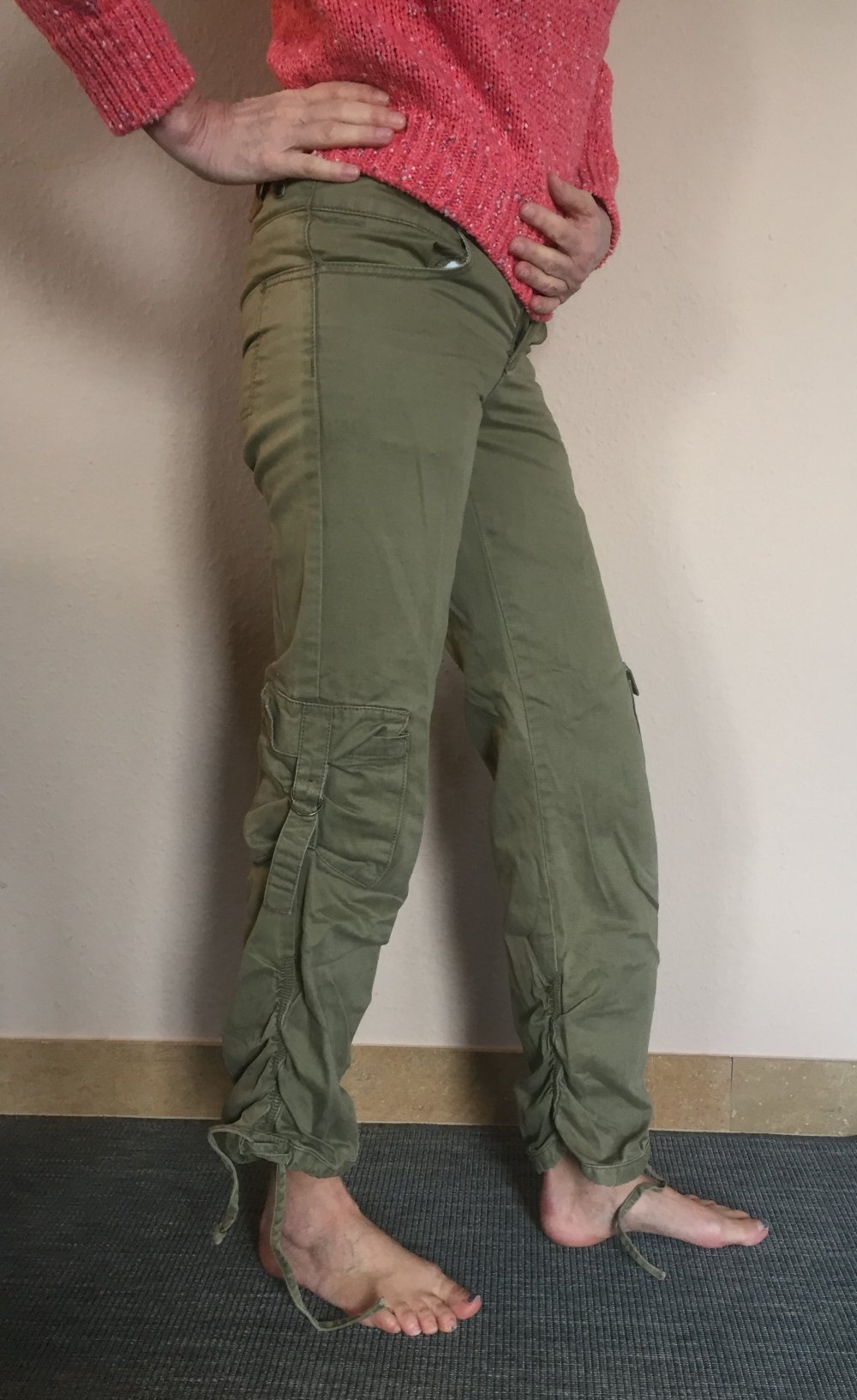 Wrung Lady Street Life Clothing Cargo Hose Gr.XS Khaki