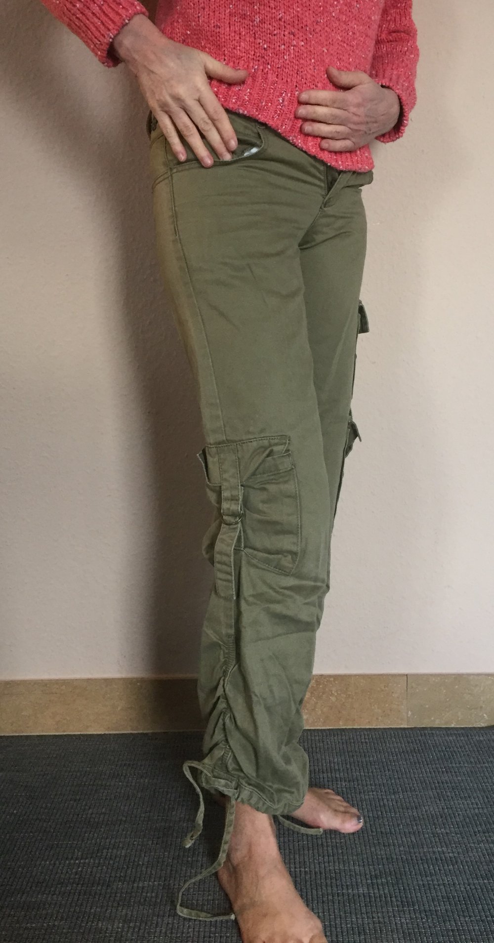 Wrung Lady Street Life Clothing Cargo Hose Gr.XS Khaki