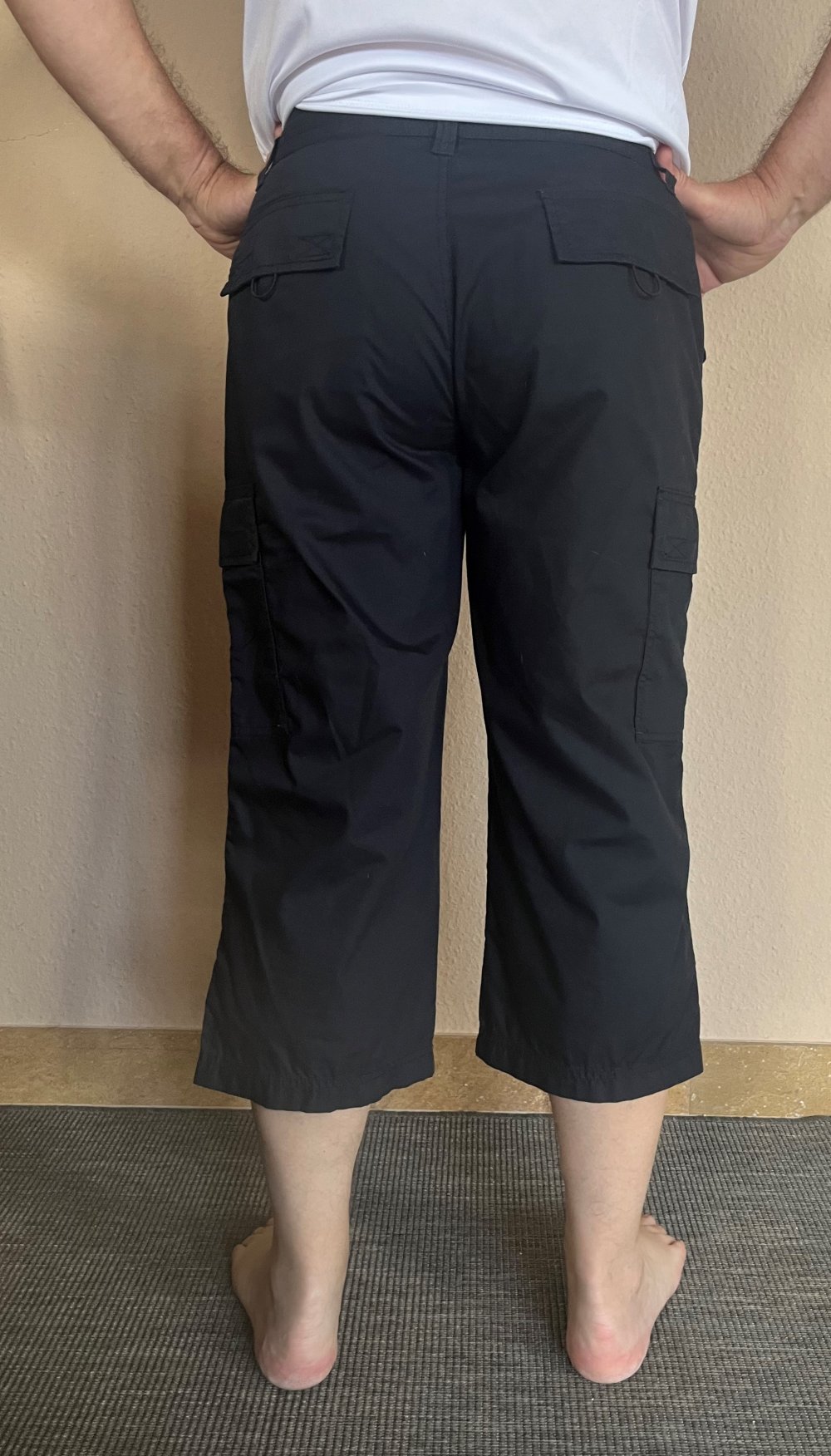 2 Cargo Shorts von Karstadt Gr.M (32/33) marine / schwarz