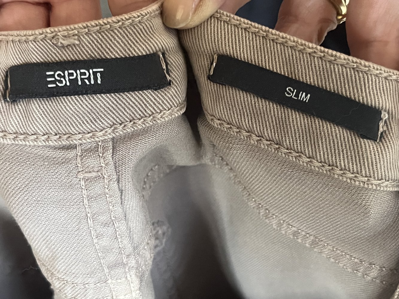 Esprit Slim Sommer Jeans Gr.31/30 (Gr.38) Farbe Taupe 
