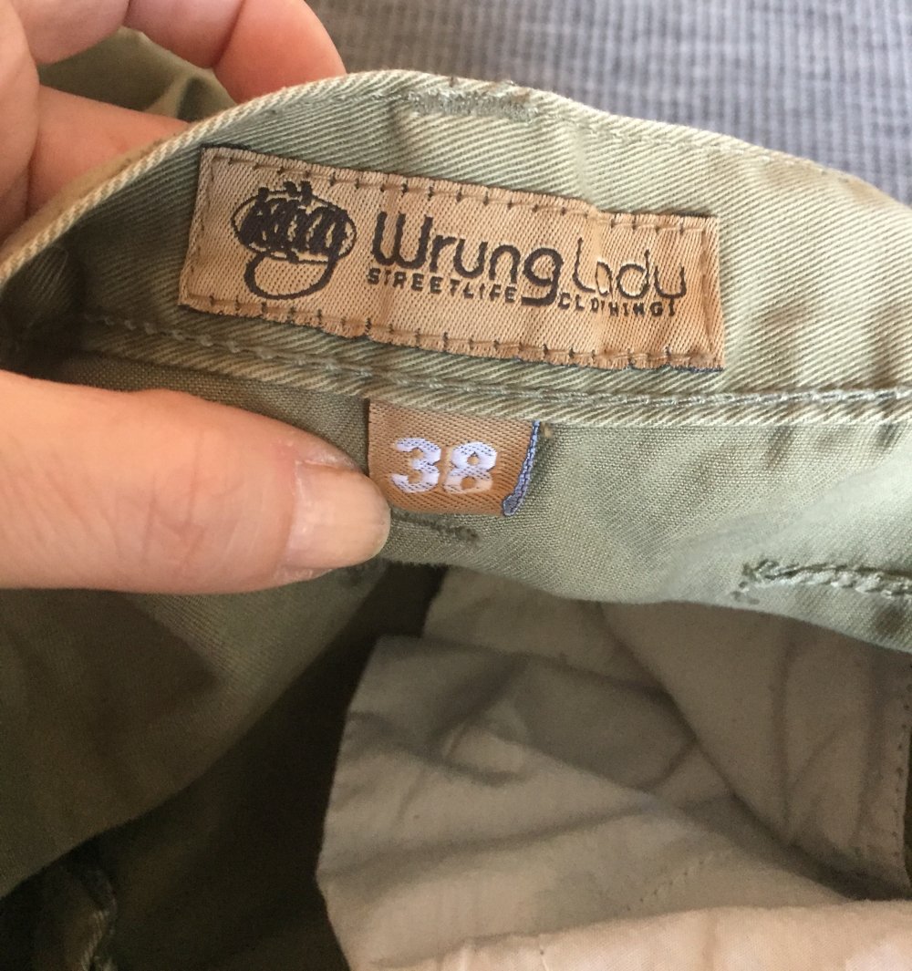 Wrung Lady Street Life Clothing Cargo Hose Gr.XS Khaki