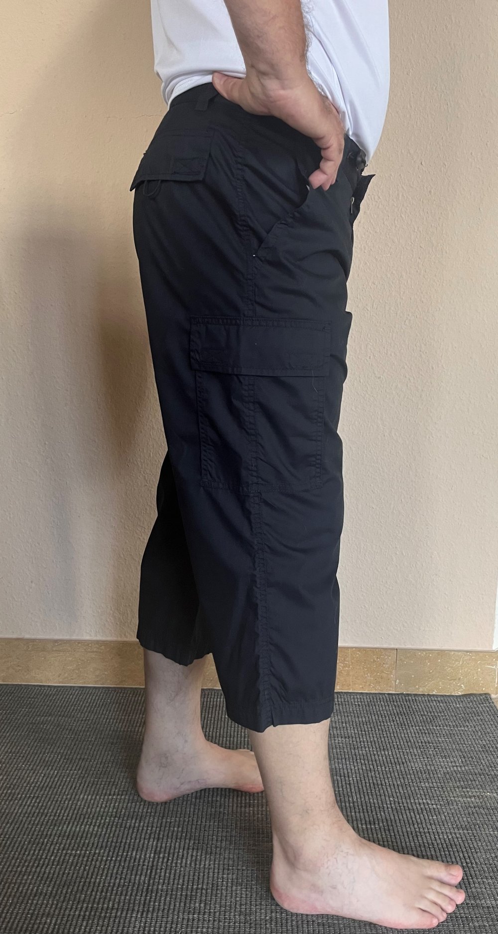 2 Cargo Shorts von Karstadt Gr.M (32/33) marine / schwarz