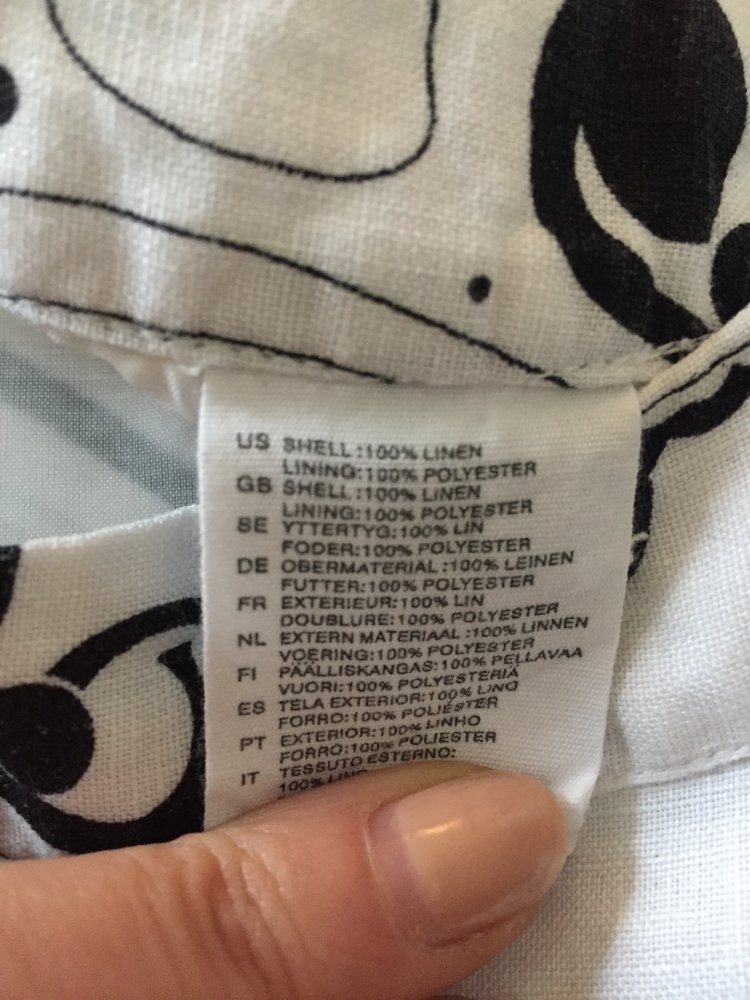 H&M Leinen Rock Gr.36 leicht unterfüttert Knie umschmeichelnd, luftig leicht und ideal für den Sommer