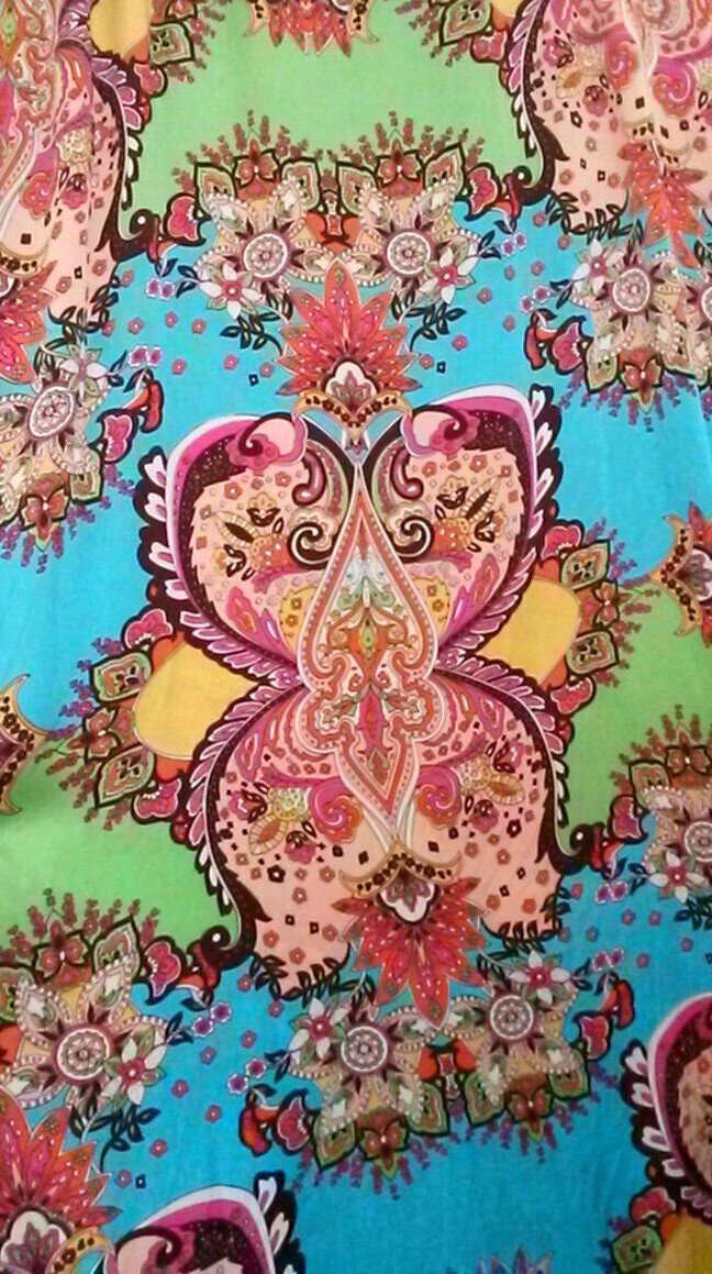 Wunderschönes Maxikleid von Hallhuber aus 100% Seide, NEU