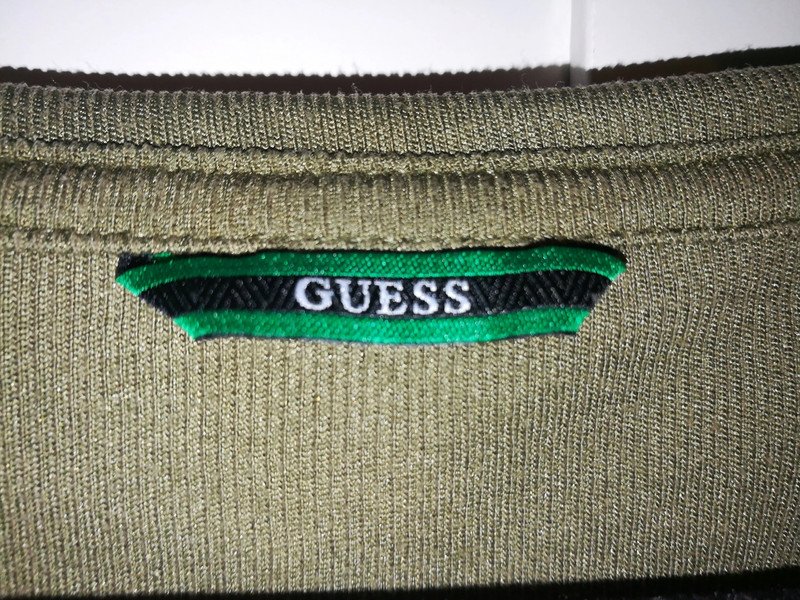 Guess Shirt oliv khaki L 40 
