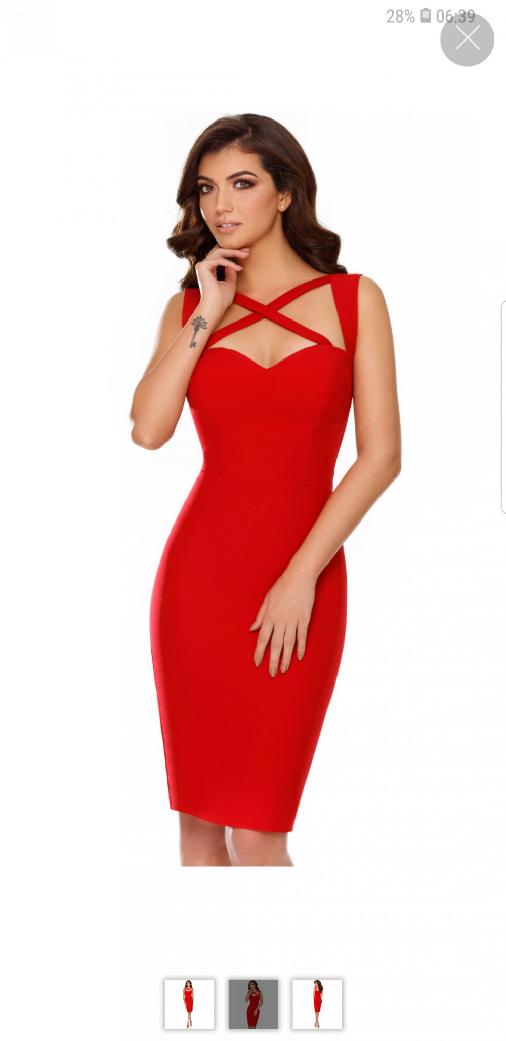 Crgrey Rote Kleid Kleiderkorb De