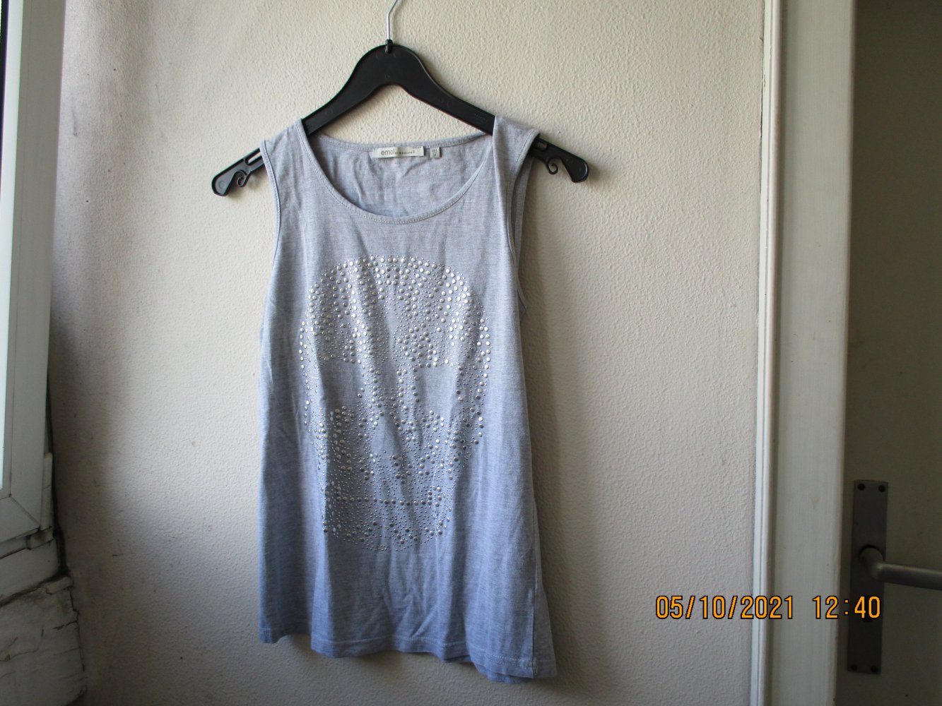 Shirt von emoi by Emonte, grau/silber, Größe 164