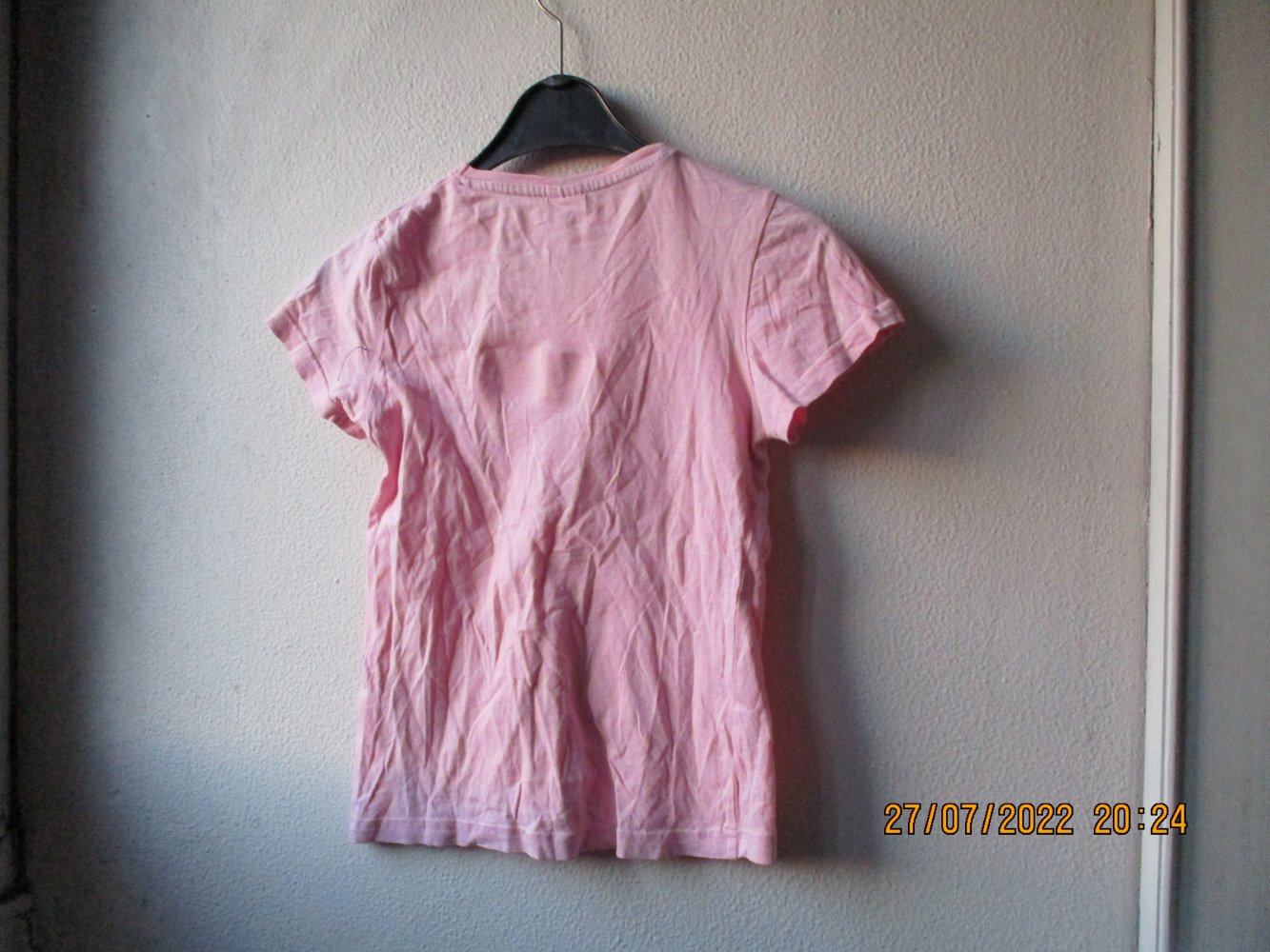 T-Shirt von Y.F.K., pink/schwarz/silber, Größe 128