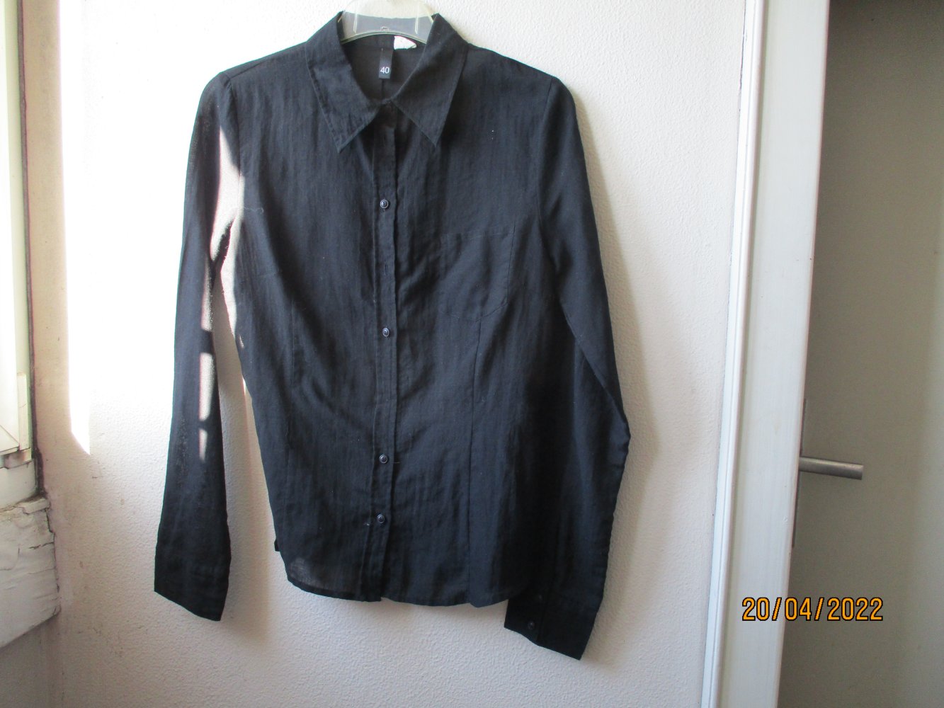Bluse von H & M, schwarz, Größe 40
