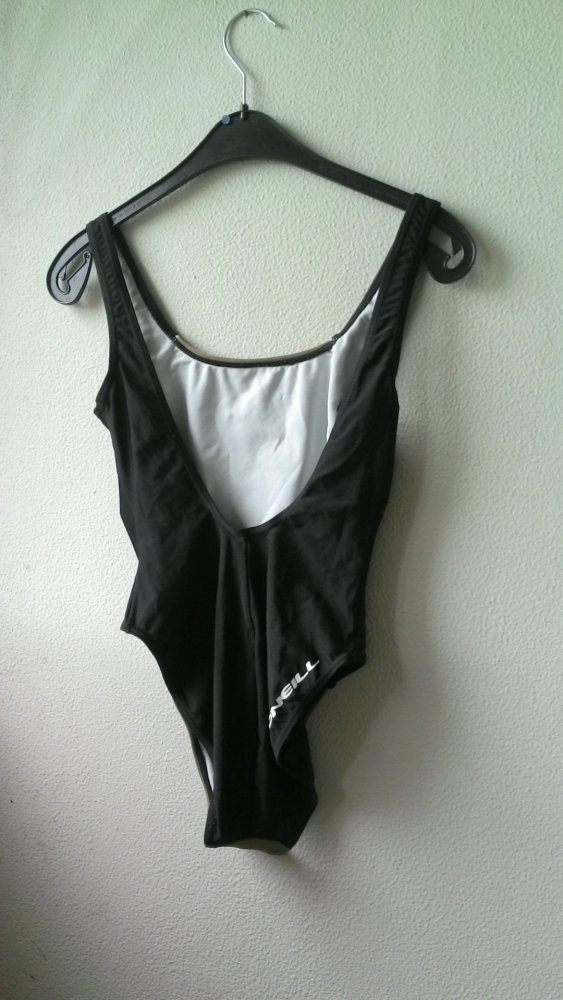 Badeanzug von Coneill, braun/schwarz, Größe 38