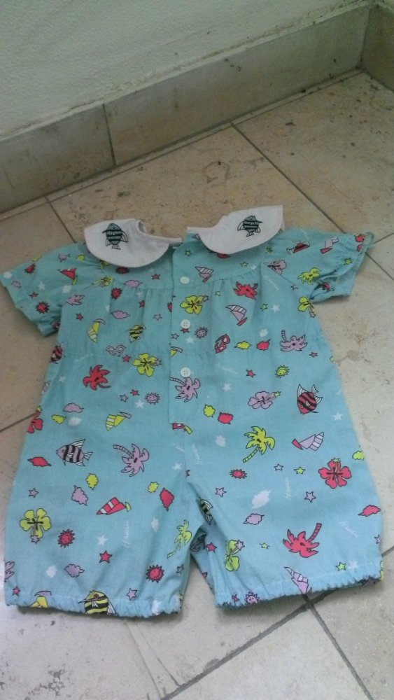 Anzug von C&A, blau/bunt, Größe 62