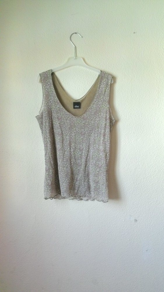 Shirt von s. Oliver, beige, Größe 36