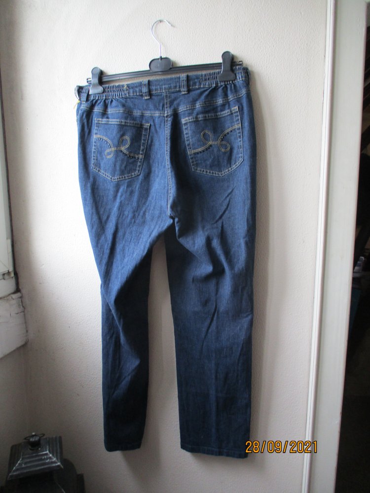 Jeans von Adelina by Schneider, blau, Größe 22 kurz