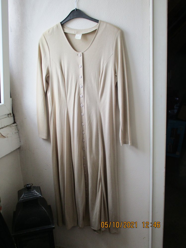 Kleid, beige, Größe 42