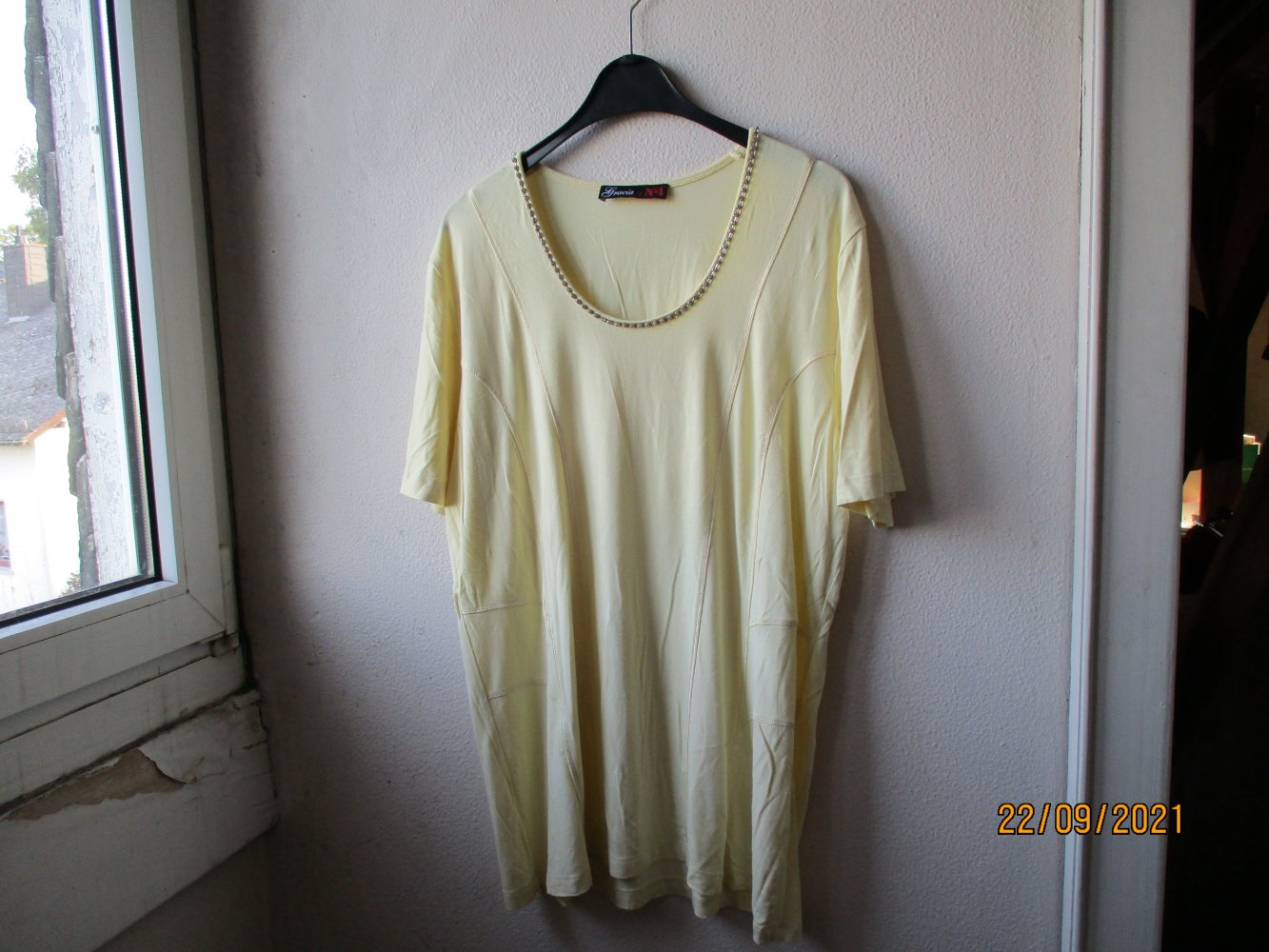 Shirt von Gracia by No 1, vanille, Größe 44