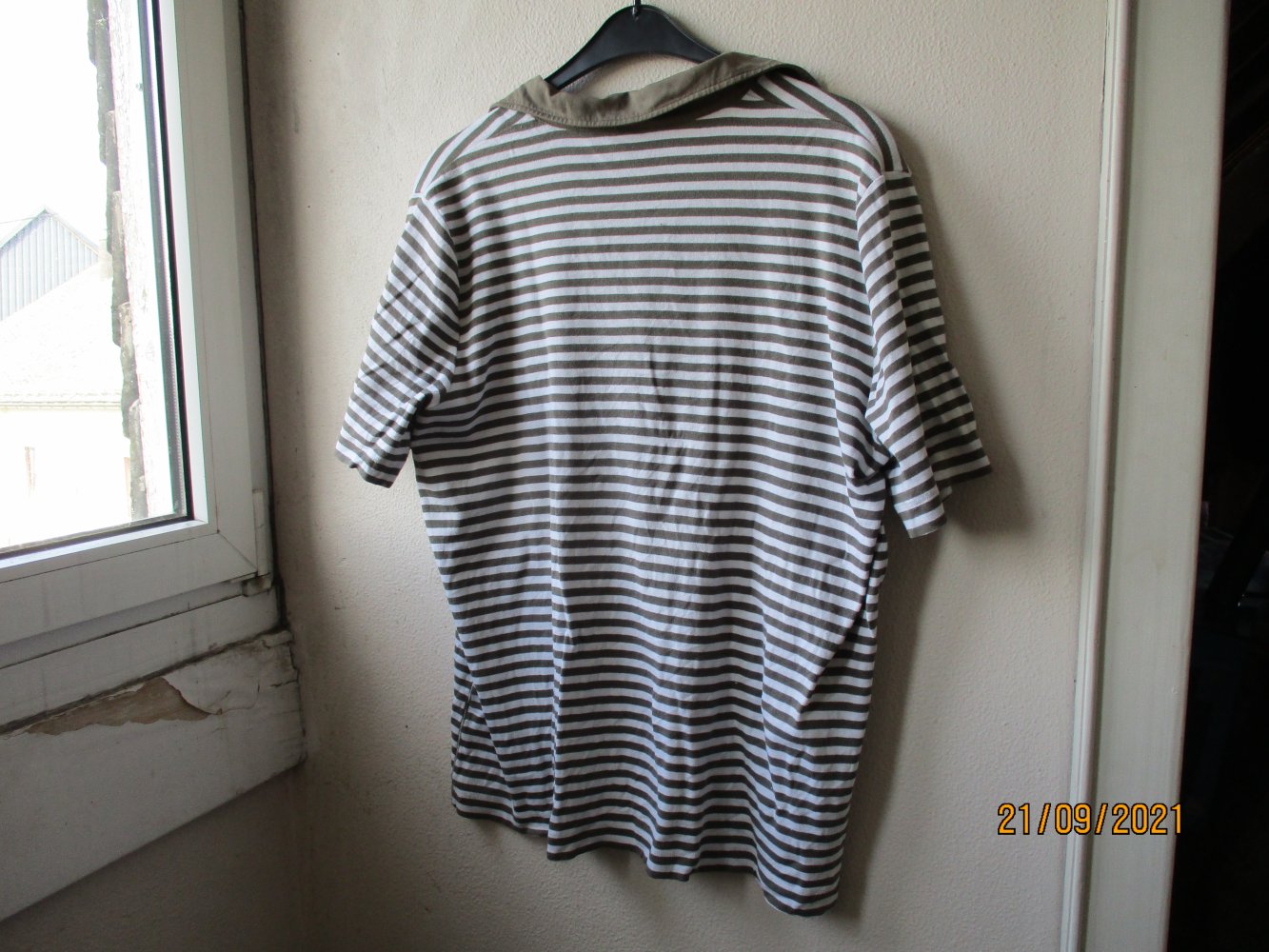 Shirt von Via Appia - Due -, khaki/weiß, Größe 52