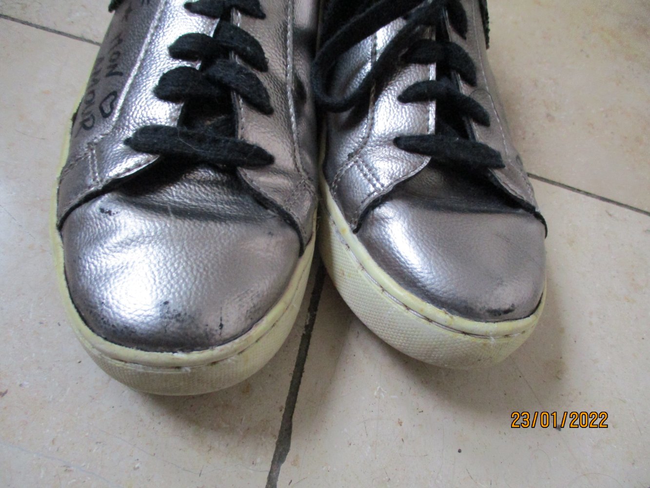 Halbschuh von Graceland, gold/schwarz, Größe 41