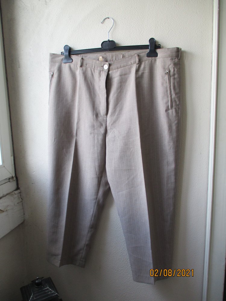 Hose, beige, Größe 46