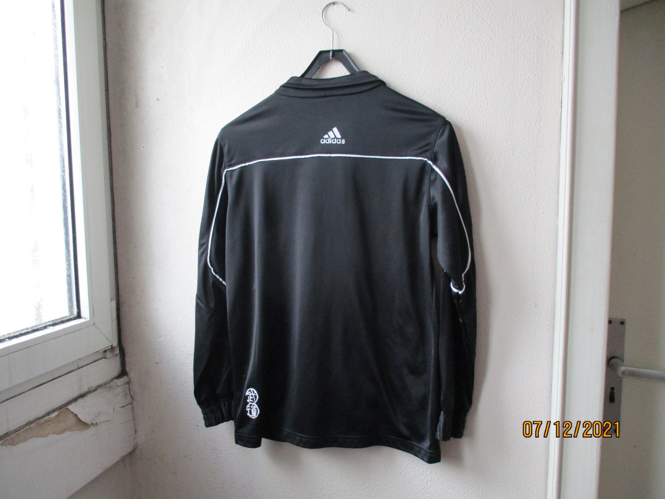 Sportjacke von Adidas, schwarz, Größe XXS