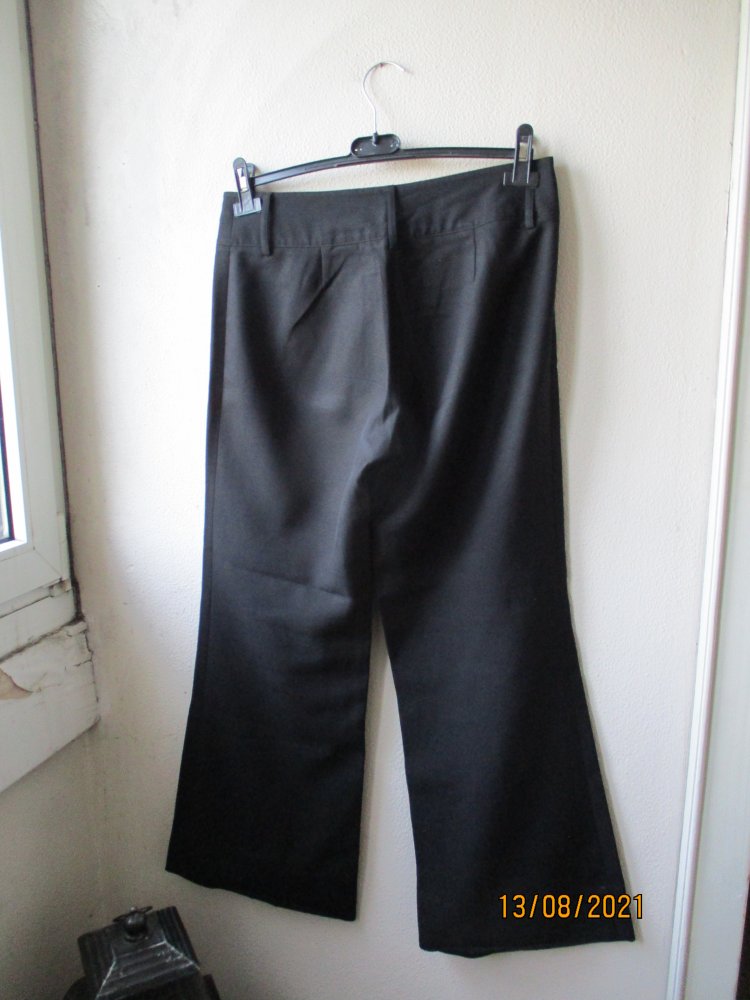 Hose, schwarz, Größe 38