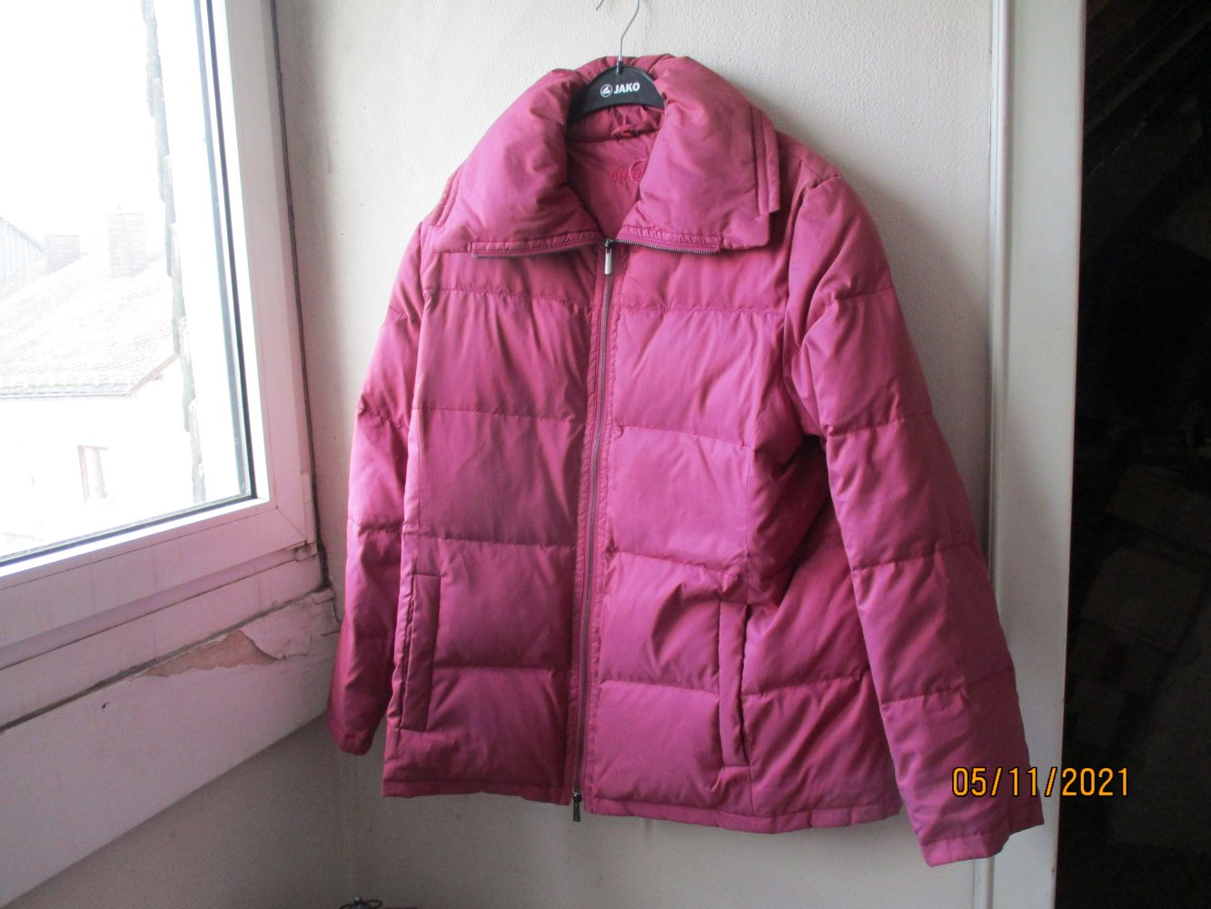Jacke von Biaggini, rot, Größe 46