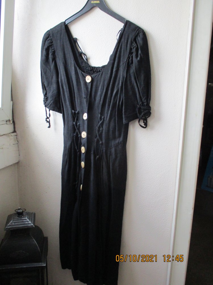 Kleid von Meico Landhaus Look, schwarz, Größe 46