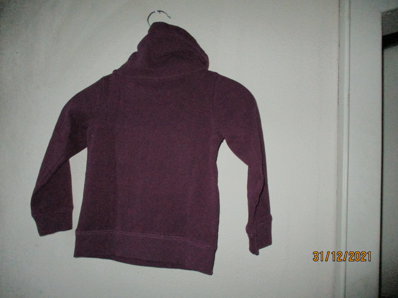 Pullover von dopodopo girls, weinrot/silber, Größe 104