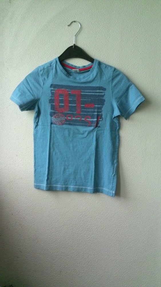 T-Shirt von s. Oliver, blau/rot, Größe M /152