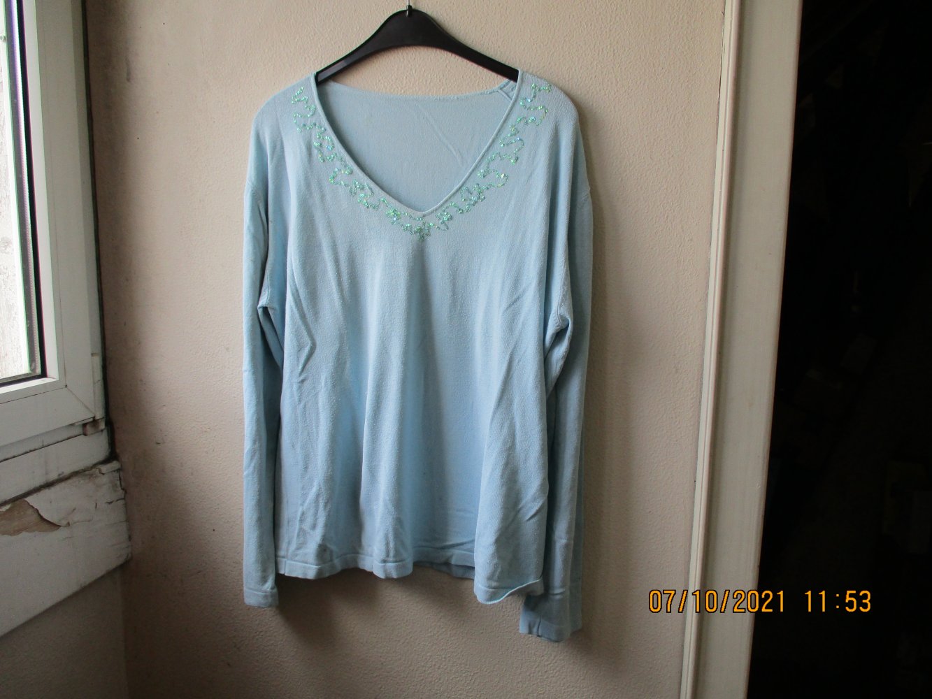 Shirt, hellblau, Größe 44/46