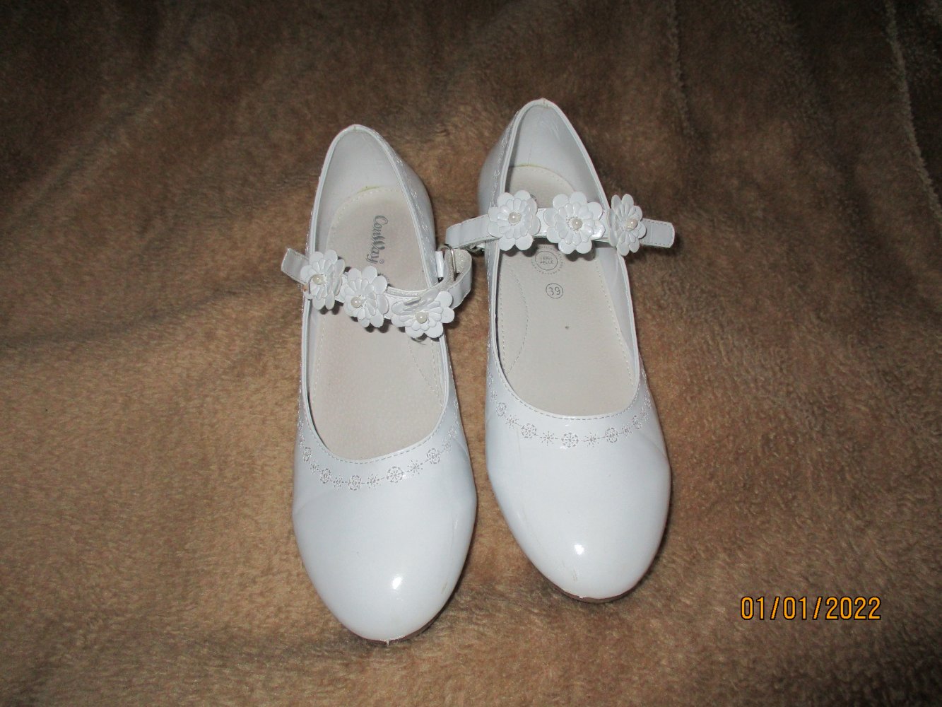 Ballerinas von ConWay, weiß, Größe 39