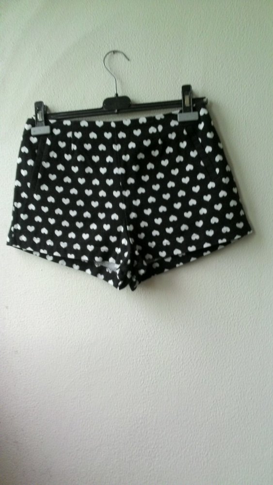 Shorts von Atmosphere, schwarz/weiß, Größe 38