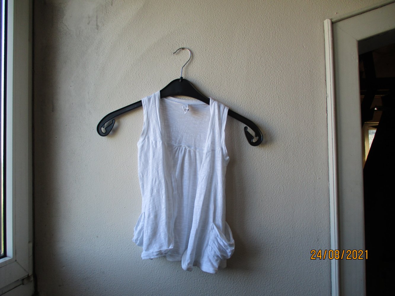 Jacke von Zara Kids weiß, Größe 98