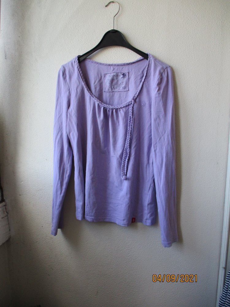 Shirt von EDC, lila, Größe XS