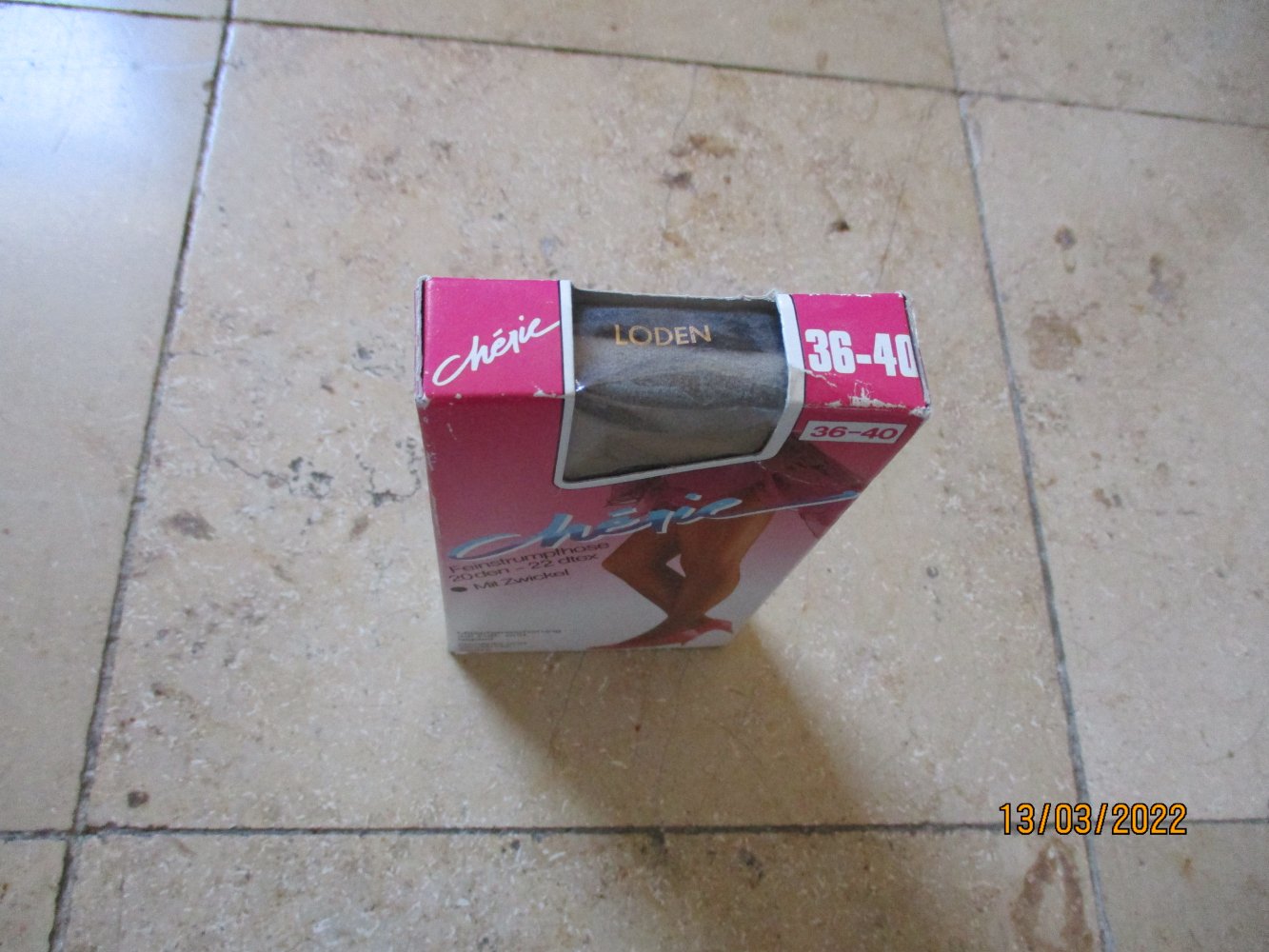 Feinstrumpfhose von Cherie, loden, Größe 36-40