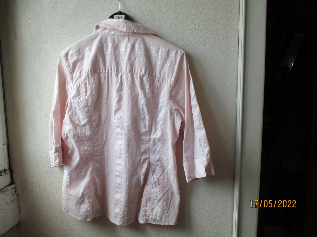 Bluse von Street One, rosa/weiß, Größe 44