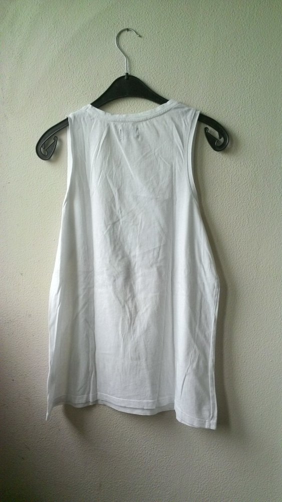 Shirt von Cheap Monday, weiß/bunt Größe S