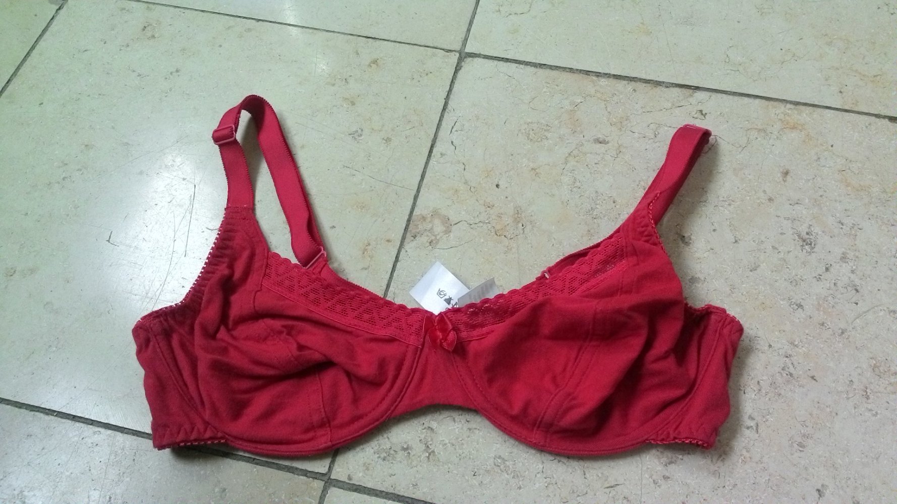 BH von May, rot, Größe 70 c