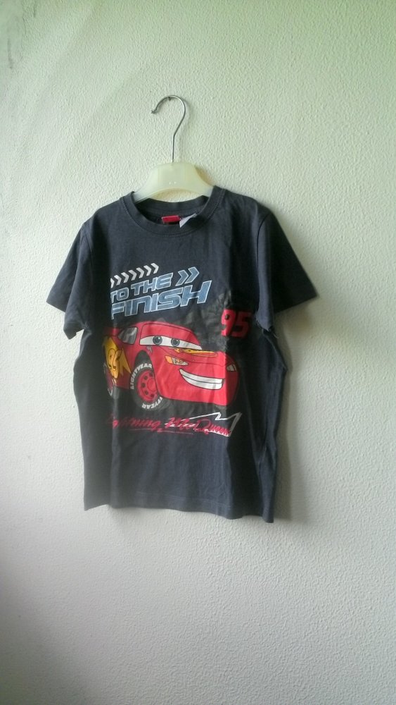 T-Shirt von Disney Cars, blau/bunt, Größe 116/122