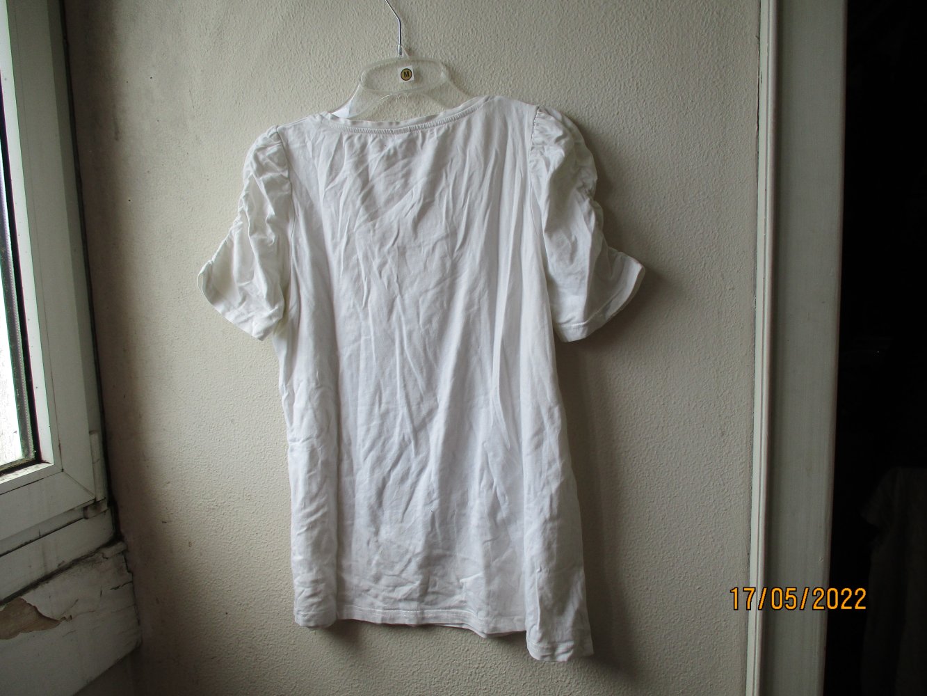 T-Shirt von Multiblu, weiß/grau/silber/braun, Größe L