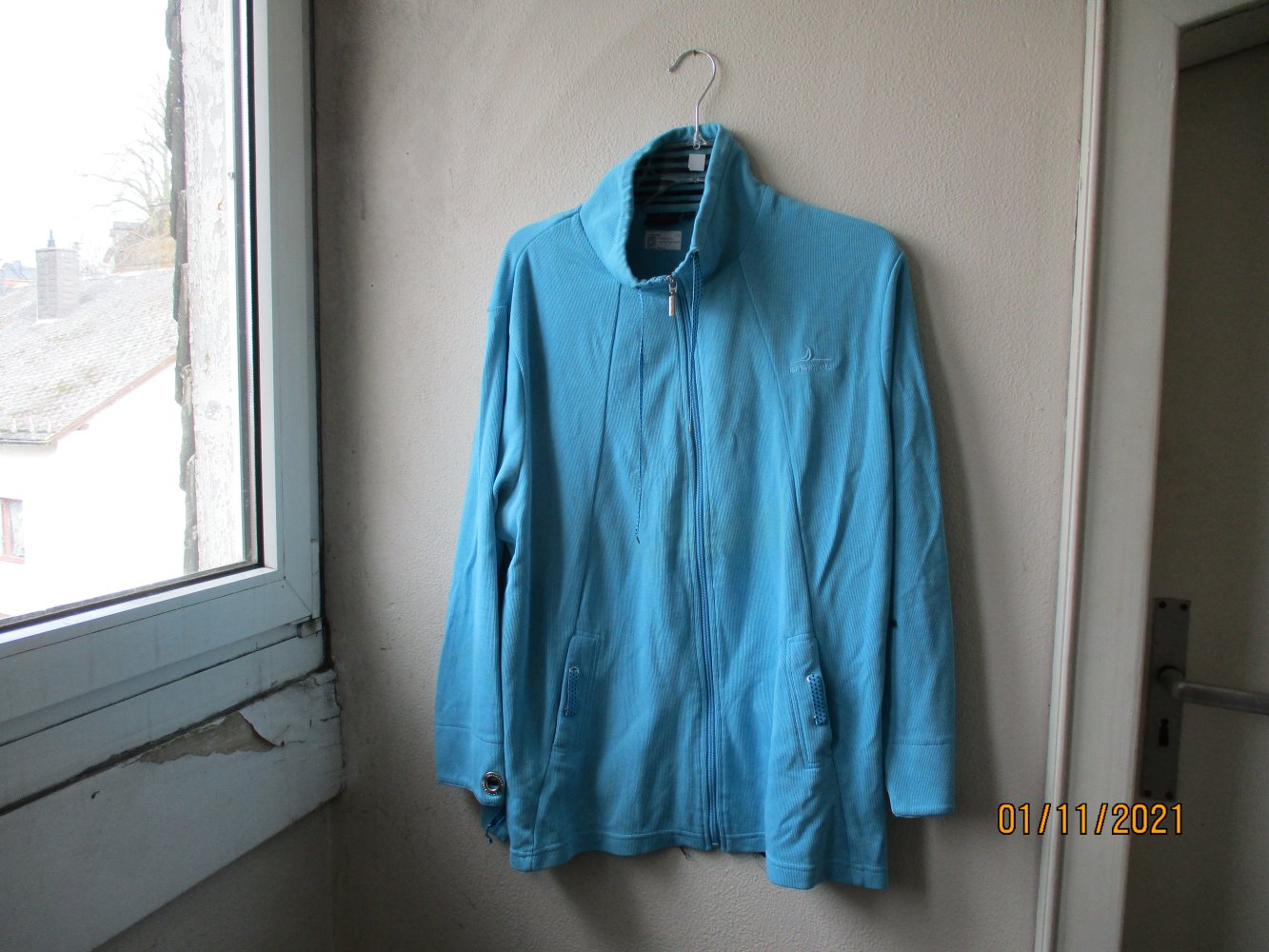 Jacke von HS Naviazione, hellblau/schwarz, Größe XL