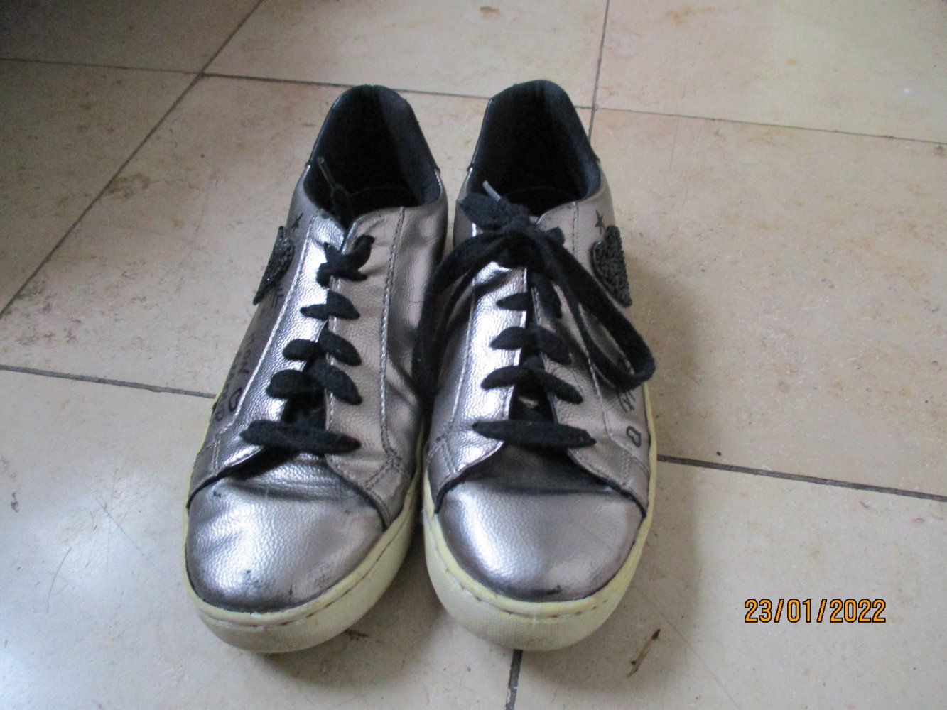 Halbschuh von Graceland, gold/schwarz, Größe 41