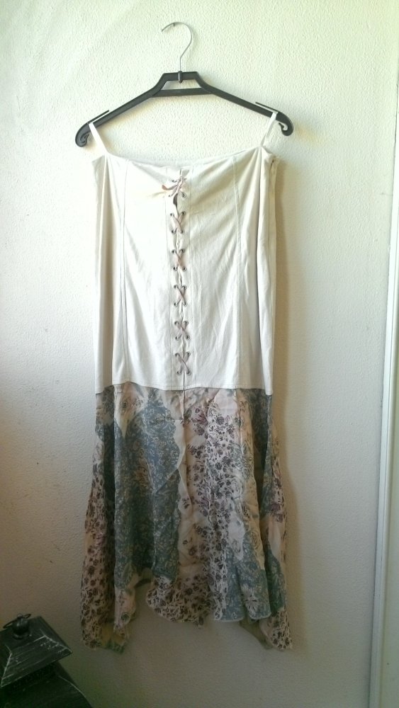 Rock von Crazy World, beige /bunt, Größe 36