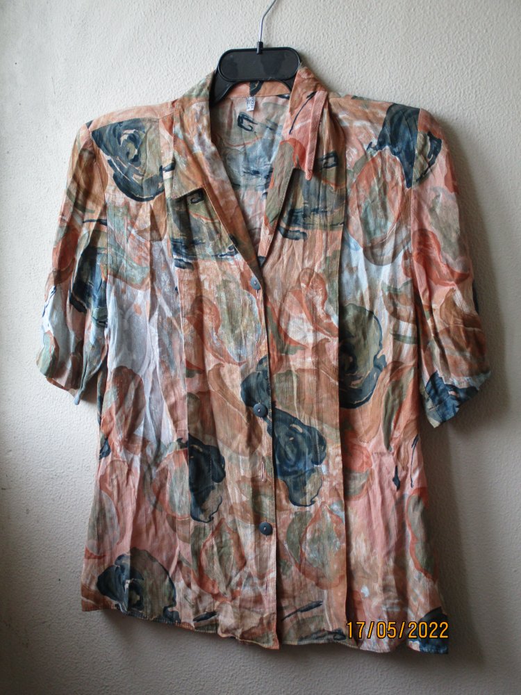 Bluse , mehrfarbig, Größe 38