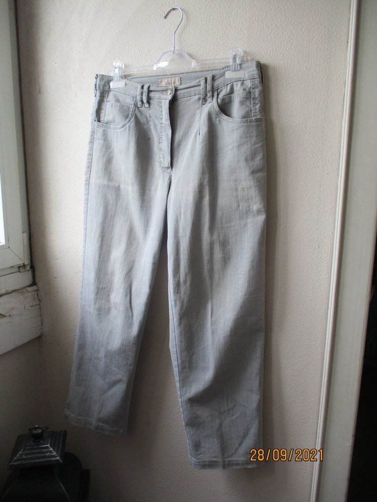 Jeans von Malva, grau, Größe 21