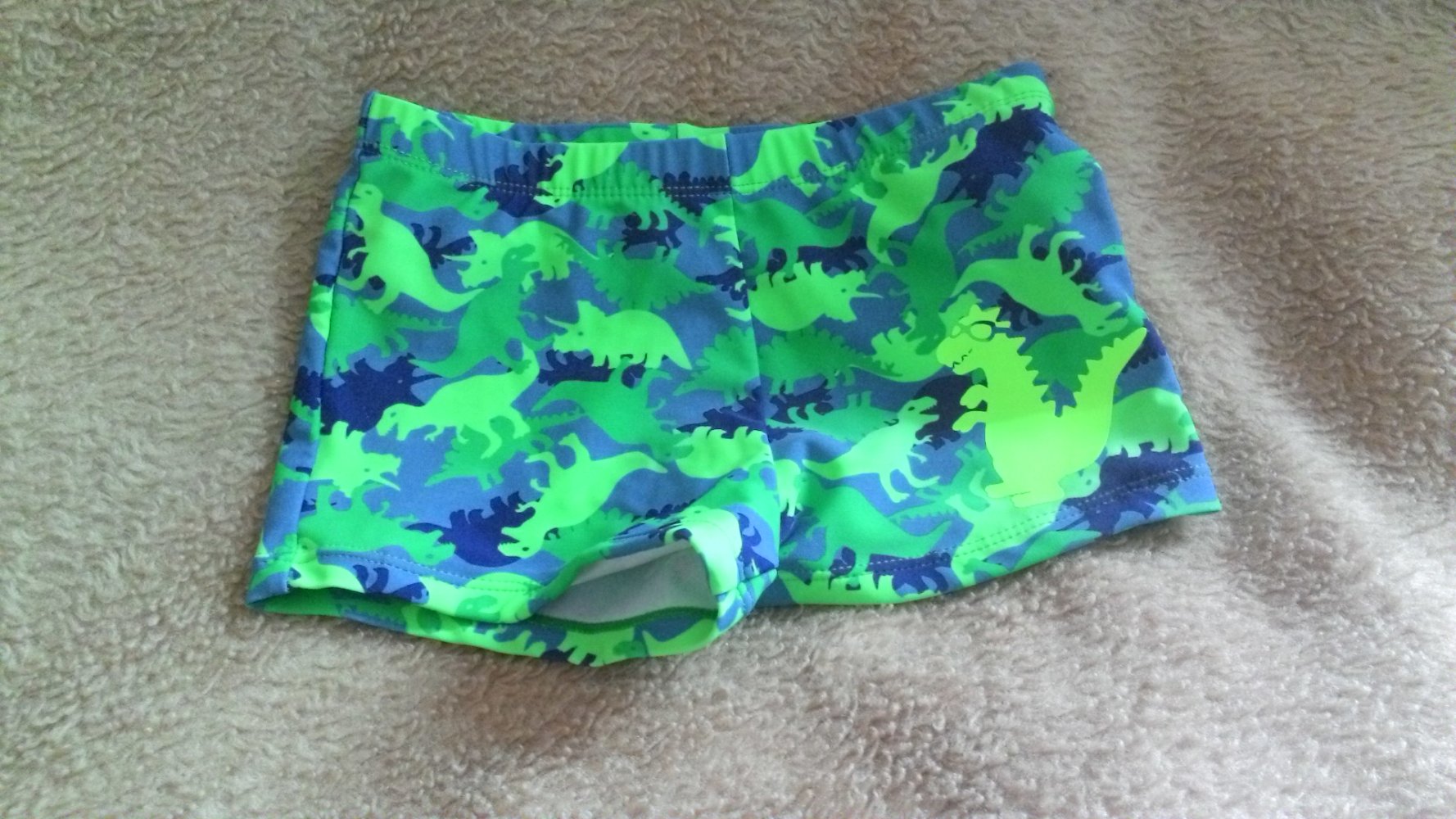 Badehose von kiki & koko, grün/blau, Größe 122/128